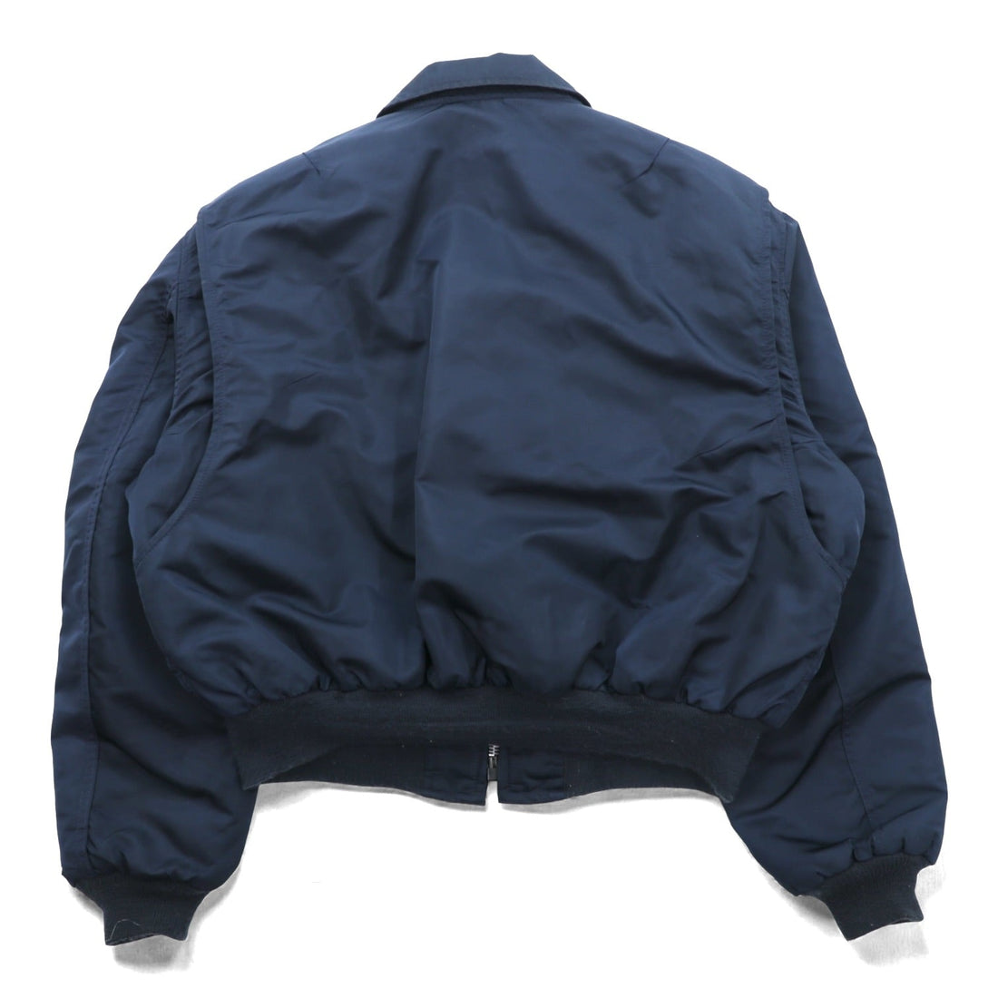 SPIEWAK 90年代 USA製 CPW-45 フライトジャケット XL ネイビー 短丈 ミリタリー 中綿 SCOVILLジップ T4526