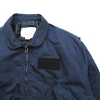 SPIEWAK 90年代 USA製 CPW-45 フライトジャケット XL ネイビー 短丈 ミリタリー 中綿 SCOVILLジップ T4526