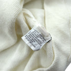 LACOSTE 70s Made in USA Acrylic Knit Cardigan L White IZOD Thread Tag ILGWU UNION