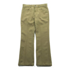 Levi's 80年代 USA製 ブーツカット フレア スラックス パンツ L ベージュ 42TALON 黒タブ スタプレ センタープレス 10517 6124
