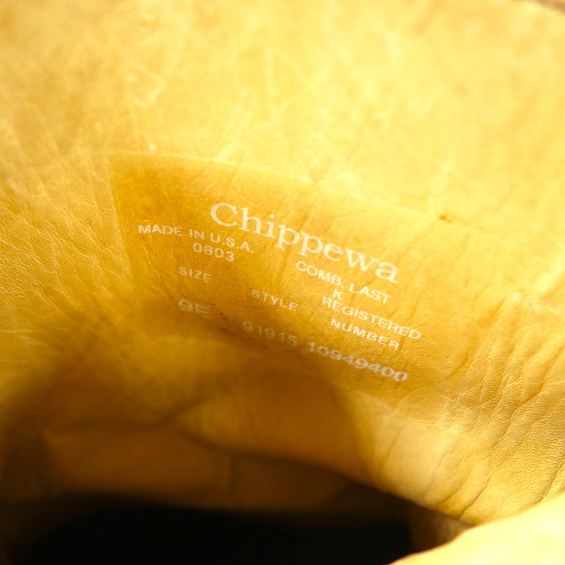 CHIPPEWA USA製 SNAKE BOOTS エンジニアブーツ 27cm レザー 本革 91915 コーデュラナイロン切替 Vibramソール