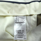 Brooks Brothers 2タック プリーツ ワイド スラックス パンツ XL ベージュ ウール ダブルカフス Madison