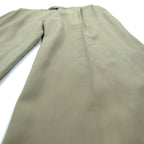 Brooks Brothers 2タック プリーツ ワイド スラックス パンツ XL ベージュ ウール ダブルカフス Madison