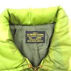 VINTAGE Quilted Viet-Jan Sukajan Souvenir Jacket, Size L, Khaki Nylon Padded, Non-Stock, MFG Camouflage