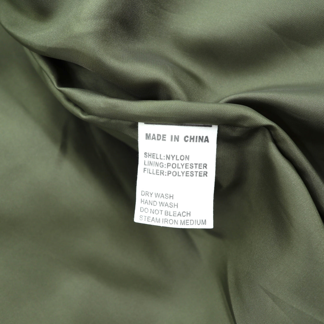 VINTAGE Quilted Viet-Jan Sukajan Souvenir Jacket, Size L, Khaki Nylon Padded, Non-Stock, MFG Camouflage