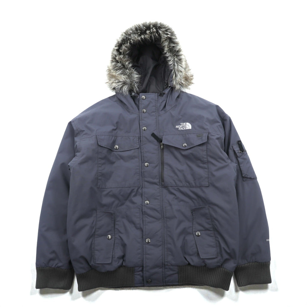 THE NORTH FACE Gotham Jacket Down XL Gray Nylon Padded A11Z Hyvent US Standard