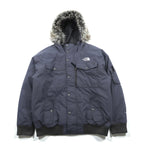 THE NORTH FACE Gotham Jacket Down XL Gray Nylon Padded A11Z Hyvent US Standard