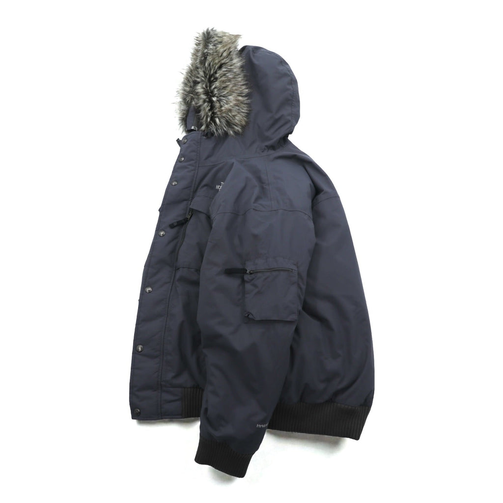 THE NORTH FACE Gotham Jacket Down XL Gray Nylon Padded A11Z Hyvent US Standard