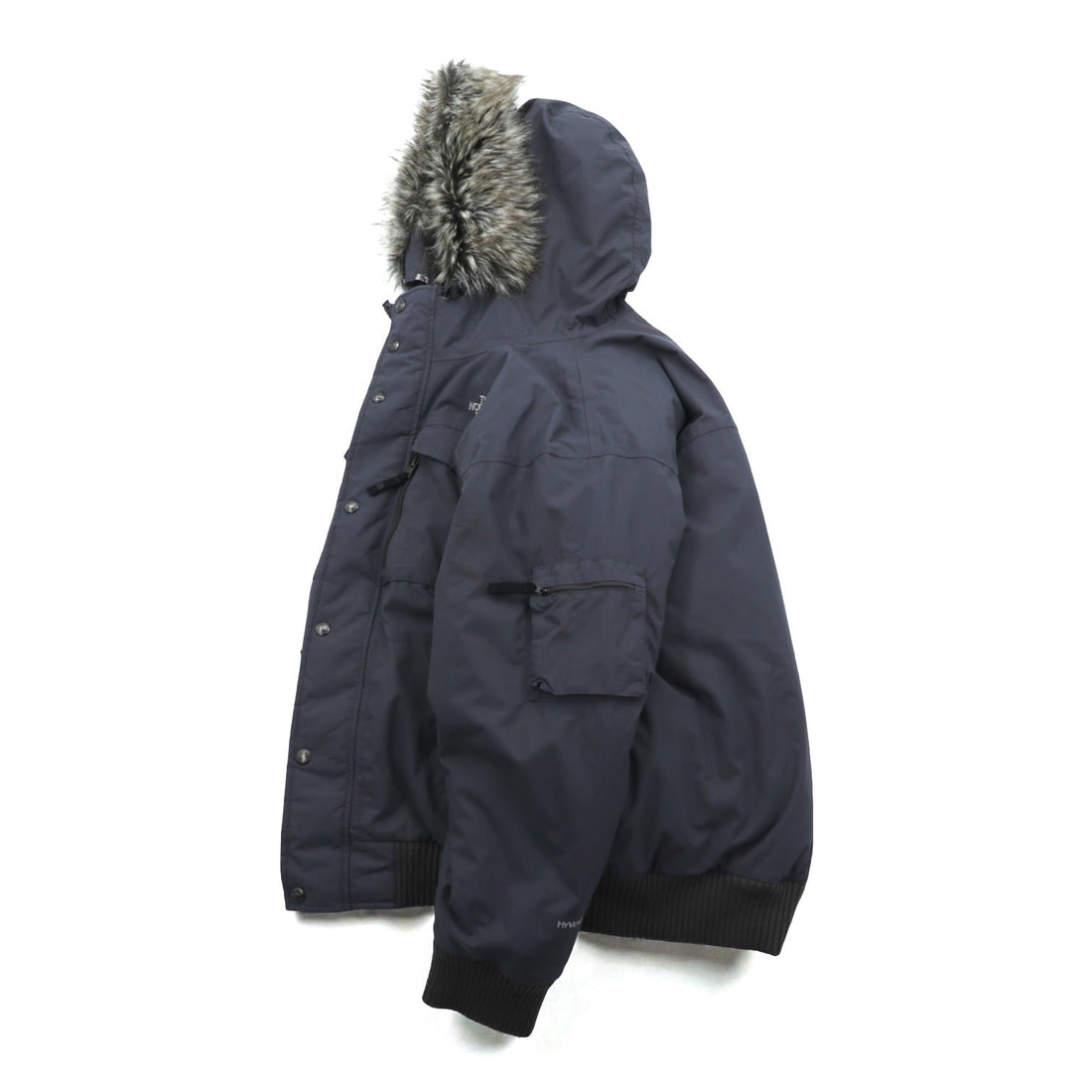 THE NORTH FACE Gotham Jacket Down XL Gray Nylon Padded A11Z Hyvent US Standard