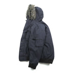 THE NORTH FACE Gotham Jacket Down XL Gray Nylon Padded A11Z Hyvent US Standard