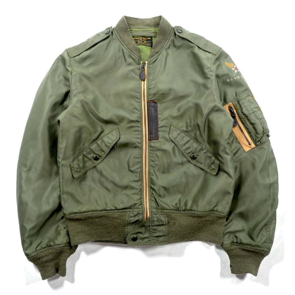 THE REAL McCOY'S 1950 Replica USAF Type L-2 Flight Jacket American Pad & Textile Co Size 40 MIL-J-5391 AF-12850 Military