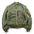 THE REAL McCOY'S 1950 Replica USAF Type L-2 Flight Jacket American Pad & Textile Co Size 40 MIL-J-5391 AF-12850 Military