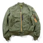 THE REAL McCOY'S 1950 Replica USAF Type L-2 Flight Jacket American Pad & Textile Co Size 40 MIL-J-5391 AF-12850 Military