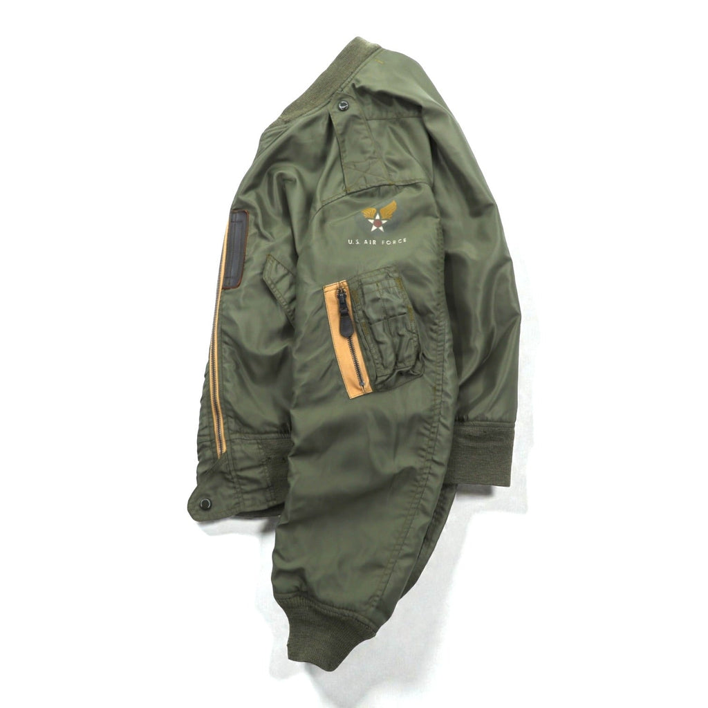 THE REAL McCOY'S 1950 Replica USAF Type L-2 Flight Jacket American Pad & Textile Co Size 40 MIL-J-5391 AF-12850 Military