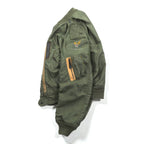 THE REAL McCOY'S 1950 Replica USAF Type L-2 Flight Jacket American Pad & Textile Co Size 40 MIL-J-5391 AF-12850 Military