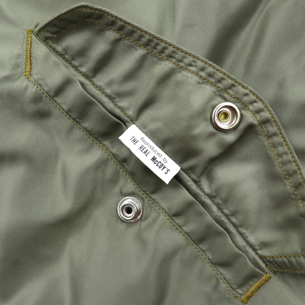 THE REAL McCOY'S 1950 Replica USAF Type L-2 Flight Jacket American Pad & Textile Co Size 40 MIL-J-5391 AF-12850 Military