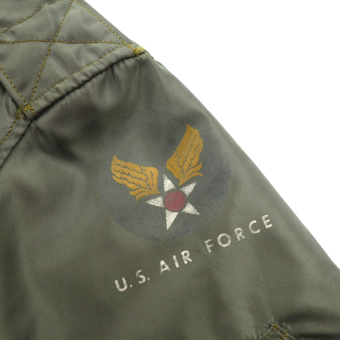 THE REAL McCOY'S 1950 Replica USAF Type L-2 Flight Jacket American Pad & Textile Co Size 40 MIL-J-5391 AF-12850 Military