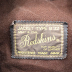 VINTAGE Leather Fireman Jacket Riders XL Brown Genuine