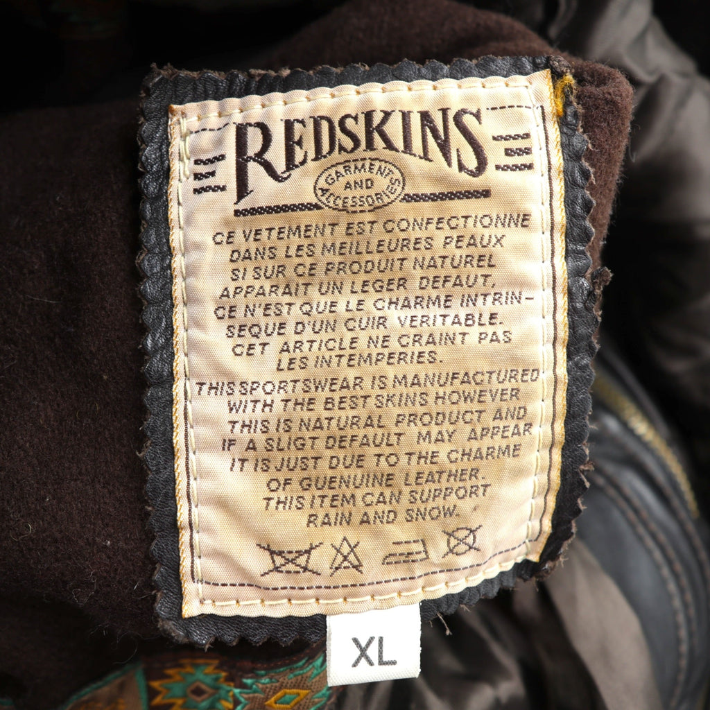 VINTAGE Leather Fireman Jacket Riders XL Brown Genuine