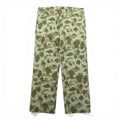 VINTAGE USMC P-1941 Duck Hunter Camo Utility Cargo Pants, Size M, Beige Cotton, Sand Beige, Replica, Deadstock, Unused