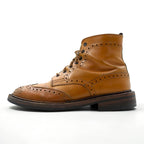 Tricker's UK Country Boots Lace-up Boots 26.5cm Full Brogue Wingtip MALTON M2508 Dainite Sole Made in England