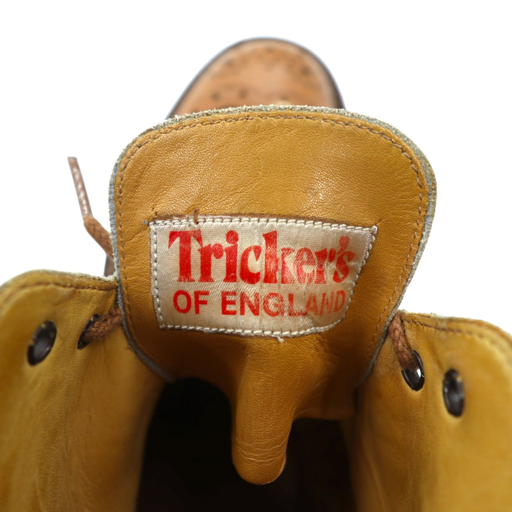 Tricker's UK Country Boots Lace-up Boots 26.5cm Full Brogue Wingtip MALTON M2508 Dainite Sole Made in England
