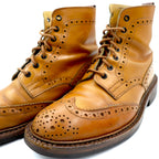 Tricker's UK Country Boots Lace-up Boots 26.5cm Full Brogue Wingtip MALTON M2508 Dainite Sole Made in England