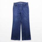 Wrangler 70年代 カナダ製 ヴィンテージ フレア デニムパンツ L インディゴ BLUE BELL ジーンズ TALONジップ