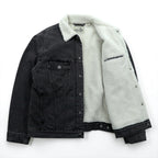 Levi's Sherpa Trucker Jacket, Fleece Lined Denim Jacket, G-Jean, M, Oversized, Silver Tab, A3180-0005