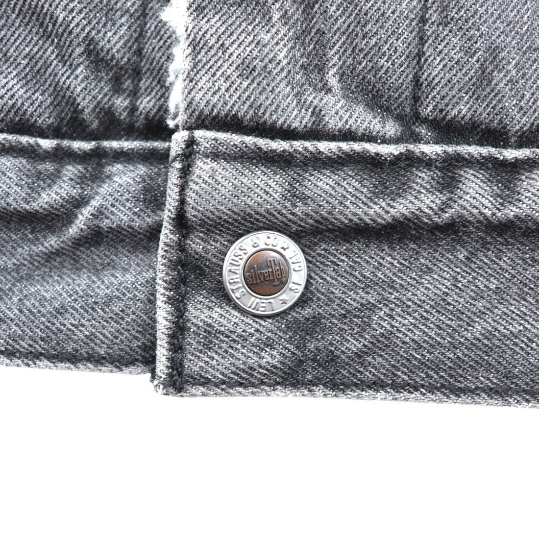 Levi's Sherpa Trucker Jacket, Fleece Lined Denim Jacket, G-Jean, M, Oversized, Silver Tab, A3180-0005