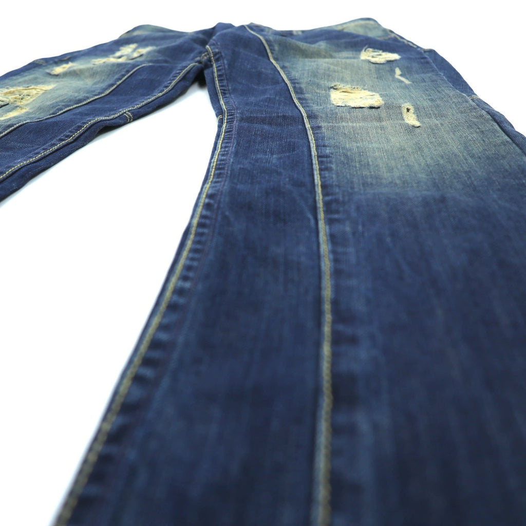 DSQUARED2 Distressed Denim Jeans Size 34/34 Made in Italy Destroyed Ripped Red Tag Fly
