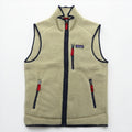 Patagonia レトロ パイル フリースベスト Retro Pile Fleece Vest S ナチュラル ベージュ フルジップ 22820