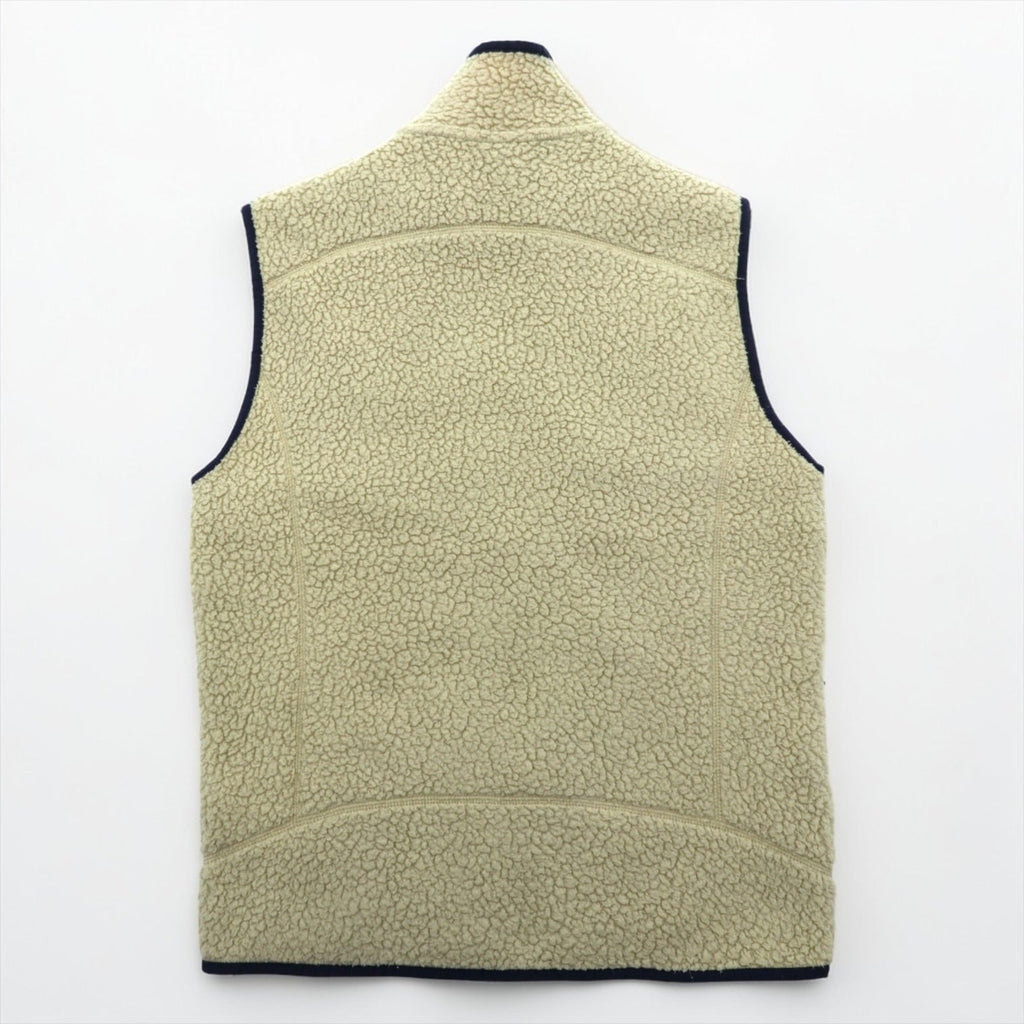 Patagonia レトロ パイル フリースベスト Retro Pile Fleece Vest S ナチュラル ベージュ フルジップ 22820