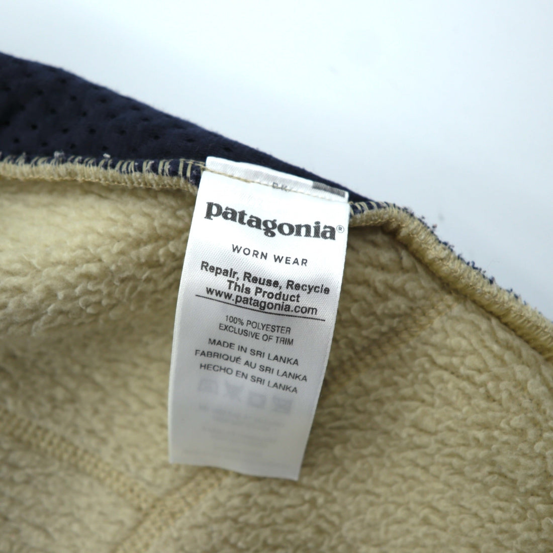 Patagonia レトロ パイル フリースベスト Retro Pile Fleece Vest S ナチュラル ベージュ フルジップ 22820