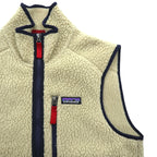 Patagonia レトロ パイル フリースベスト Retro Pile Fleece Vest S ナチュラル ベージュ フルジップ 22820