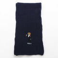 Polo Ralph Lauren Polo Bear Scarf Navy Rib Knit Tuxedo