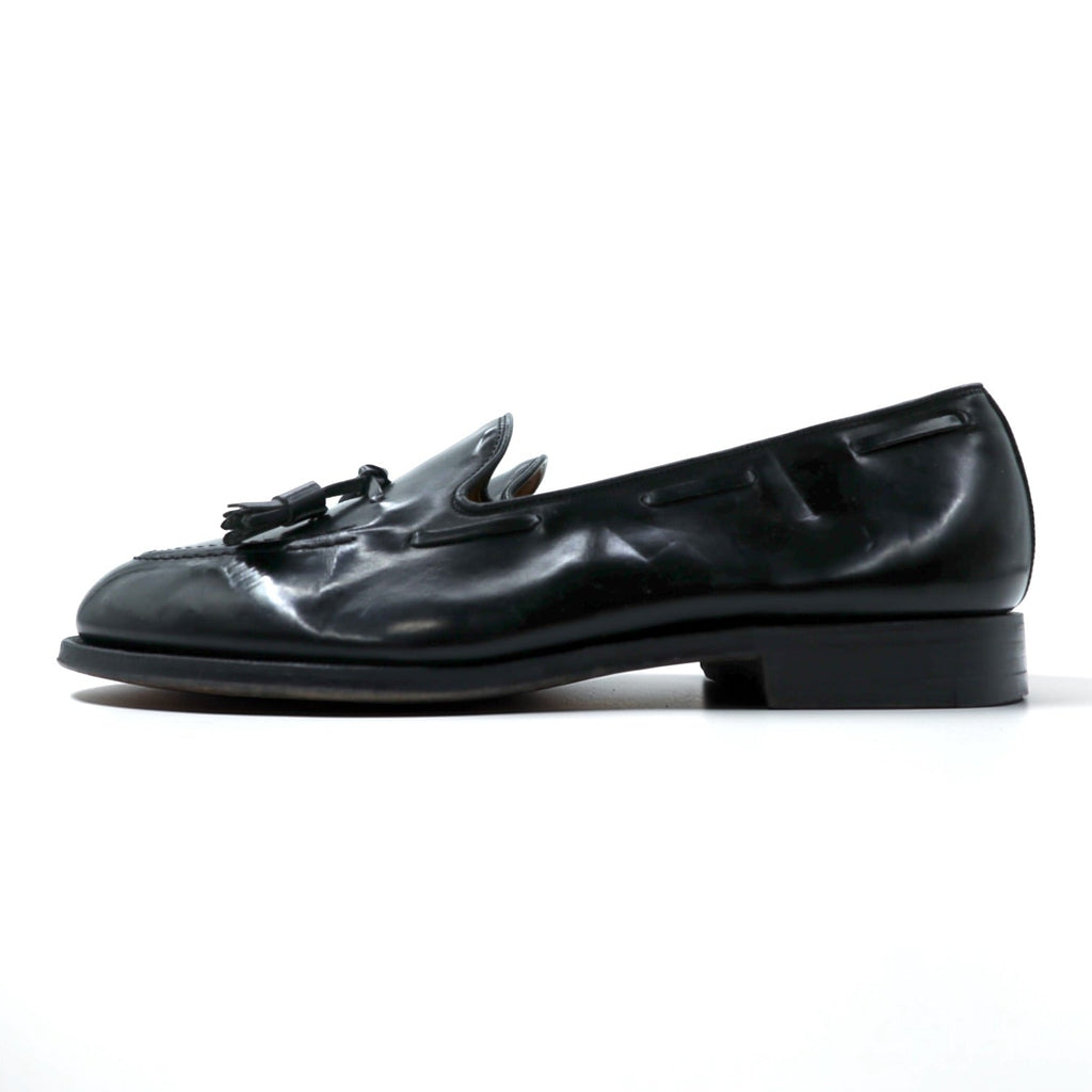 Church's KEATS Tassel Loafers Black Leather UK 9 F Made in England Custom Grade 4-City
