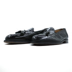 Church's KEATS Tassel Loafers Black Leather UK 9 F Made in England Custom Grade 4-City