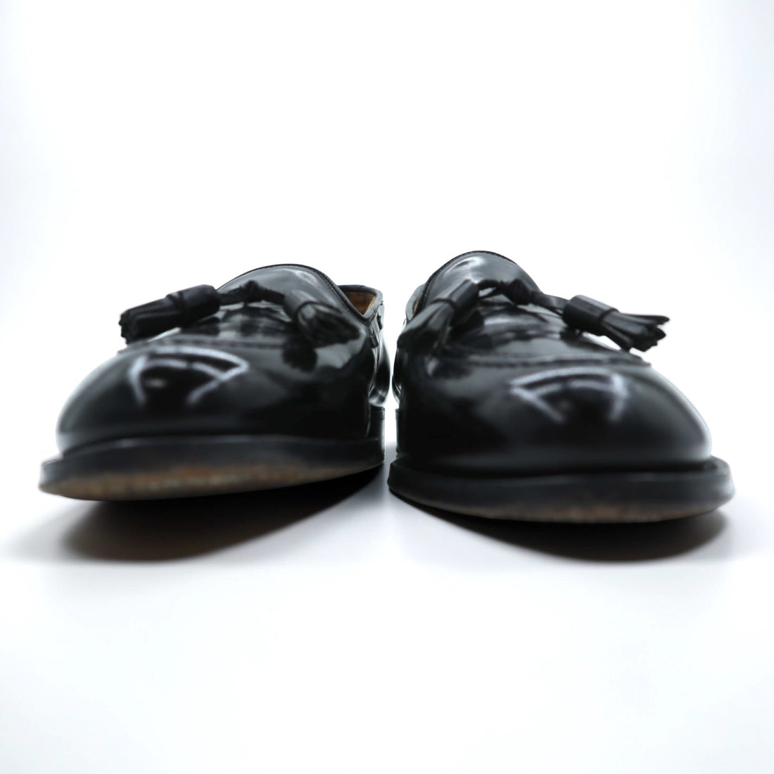 Church's KEATS Tassel Loafers Black Leather UK 9 F Made in England Custom Grade 4-City