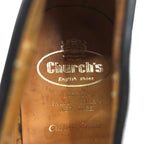 Church's KEATS Tassel Loafers Black Leather UK 9 F Made in England Custom Grade 4-City