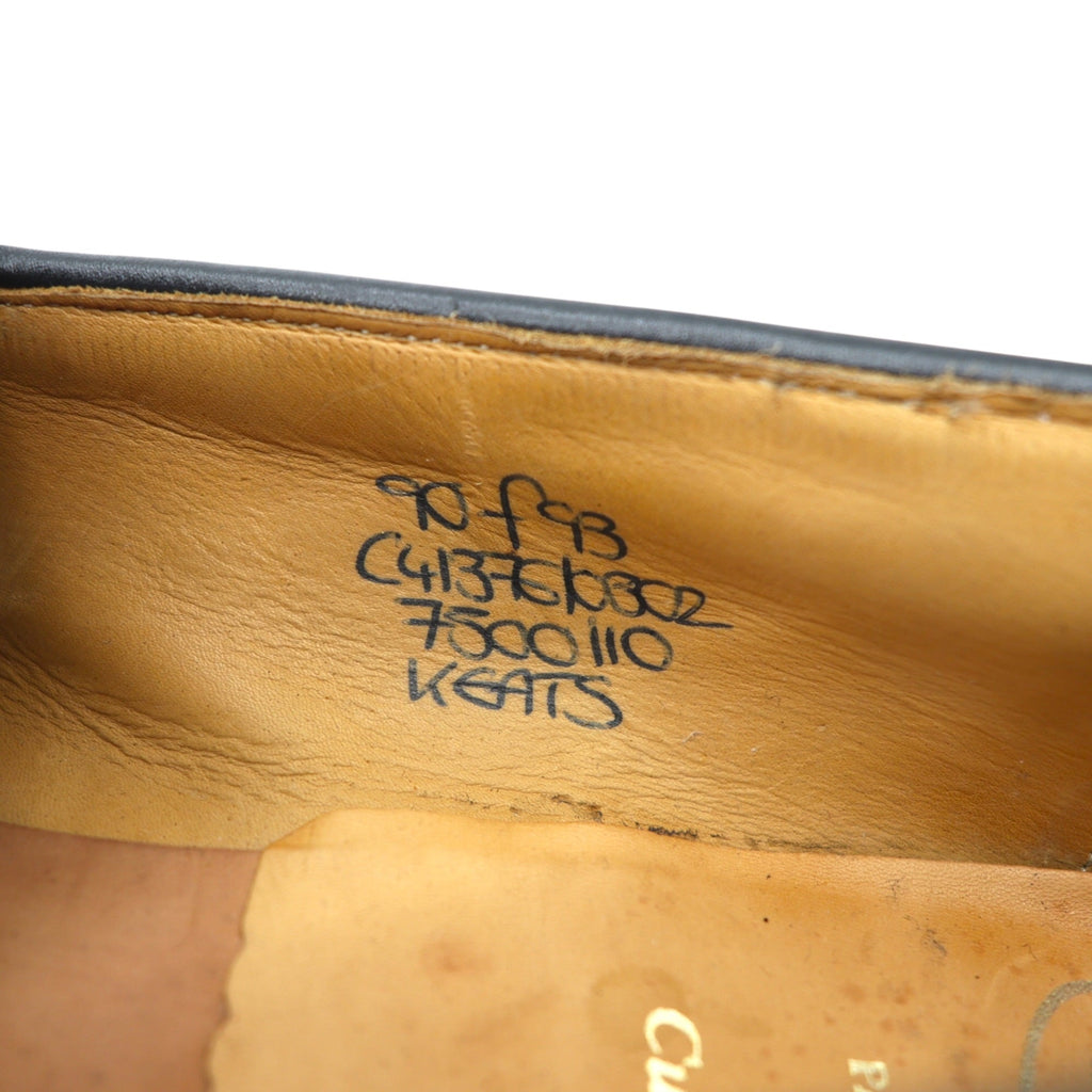 Church's KEATS Tassel Loafers Black Leather UK 9 F Made in England Custom Grade 4-City