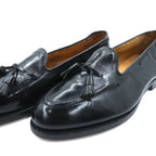 Church's KEATS Tassel Loafers Black Leather UK 9 F Made in England Custom Grade 4-City
