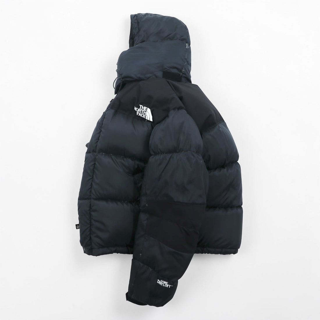 THE NORTH FACE 90年代 GORE DRYLOFT ヌプシ ダウンジャケット S ブラック ドローコード SUMMIT JACKET 700フィルパワー