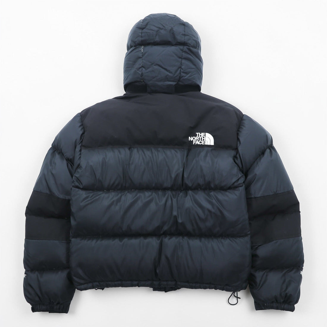THE NORTH FACE 90年代 GORE DRYLOFT ヌプシ ダウンジャケット S ブラック ドローコード SUMMIT JACKET 700フィルパワー