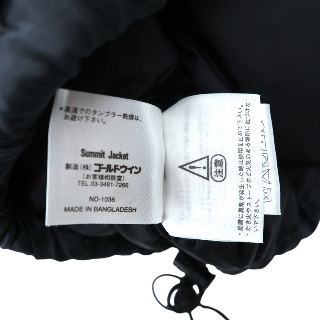 THE NORTH FACE 90年代 GORE DRYLOFT ヌプシ ダウンジャケット S ブラック ドローコード SUMMIT JACKET 700フィルパワー