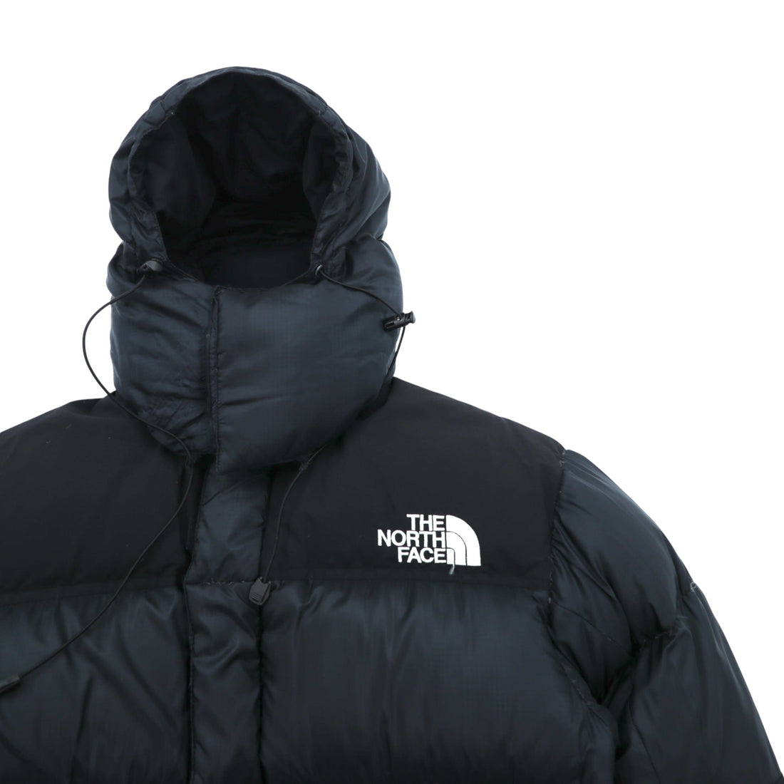 THE NORTH FACE 90年代 GORE DRYLOFT ヌプシ ダウンジャケット S ブラック ドローコード SUMMIT JACKET 700フィルパワー