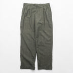 TOMMY HILFIGER 90s 2-Tuck Wide Slacks Pants, Size L, Rocket TALON Zip, Suspender Buttons