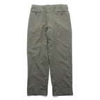 TOMMY HILFIGER 90s 2-Tuck Wide Slacks Pants, Size L, Rocket TALON Zip, Suspender Buttons