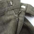 TOMMY HILFIGER 90s 2-Tuck Wide Slacks Pants, Size L, Rocket TALON Zip, Suspender Buttons