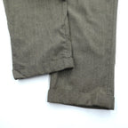 TOMMY HILFIGER 90s 2-Tuck Wide Slacks Pants, Size L, Rocket TALON Zip, Suspender Buttons